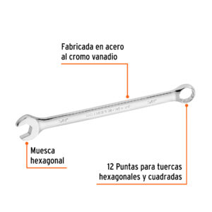 Alternative view of Llave combinada extralarga 5/8' x 240 mm de largo, EXPERT