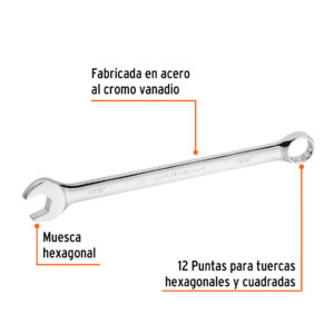 Alternative view of Llave combinada extralarga 11/16' x 259 mm de largo, EXPERT