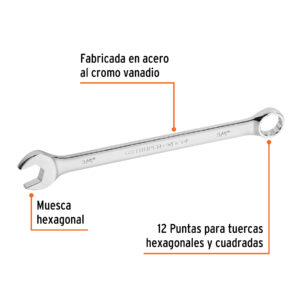 Alternative view of Llave combinada extralarga 3/4' x 278 mm de largo, EXPERT