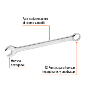 Alternative view of Llave combinada extralarga 13/16' x 298 mm de largo, EXPERT