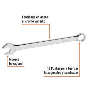 Alternative view of Llave combinada extralarga 1-3/16' x 403 mm de largo, EXPERT