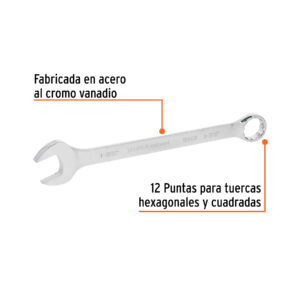 Alternative view of Llave combinada extralarga 1-7/16' x 454 mm de largo, EXPERT