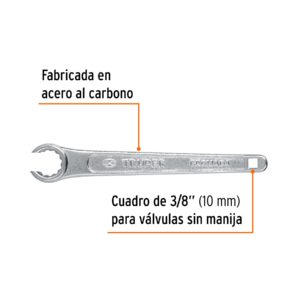 Alternative view of Llave 9' para tanque de gas, TRUPER
