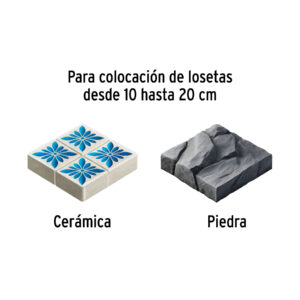 Llana 11' dentado cuadrado 1/4', 10 remaches, mango Comfort - Imagen 5