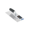 Llana 11' canto recto, 6 remaches, mango Comfort Grip,TRUPER