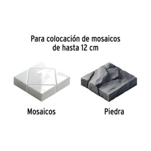 Llana 11' dentado triangular, tipo español, mango madera - Imagen 5