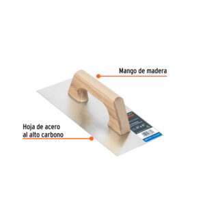 Alternative view of Llana 11' canto recto, tipo español, mango madera, TRUPER
