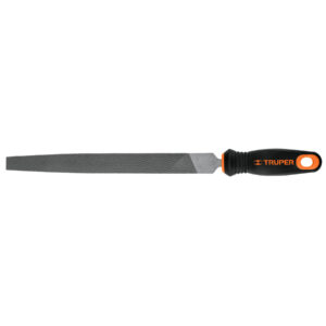 Lima plana bastarda 10' con mango Comfort Grip, TRUPER