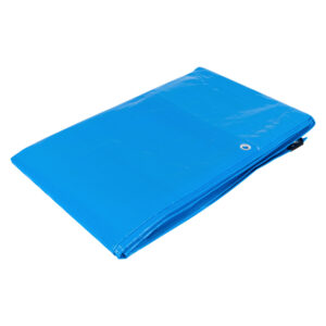 Lona de polietileno reforzada 3 x 6 m, azul, 180g/m2, TRUPER