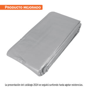 Lona de polietileno reforzada 6 x 9 m, gris, 180g/m2, TRUPER