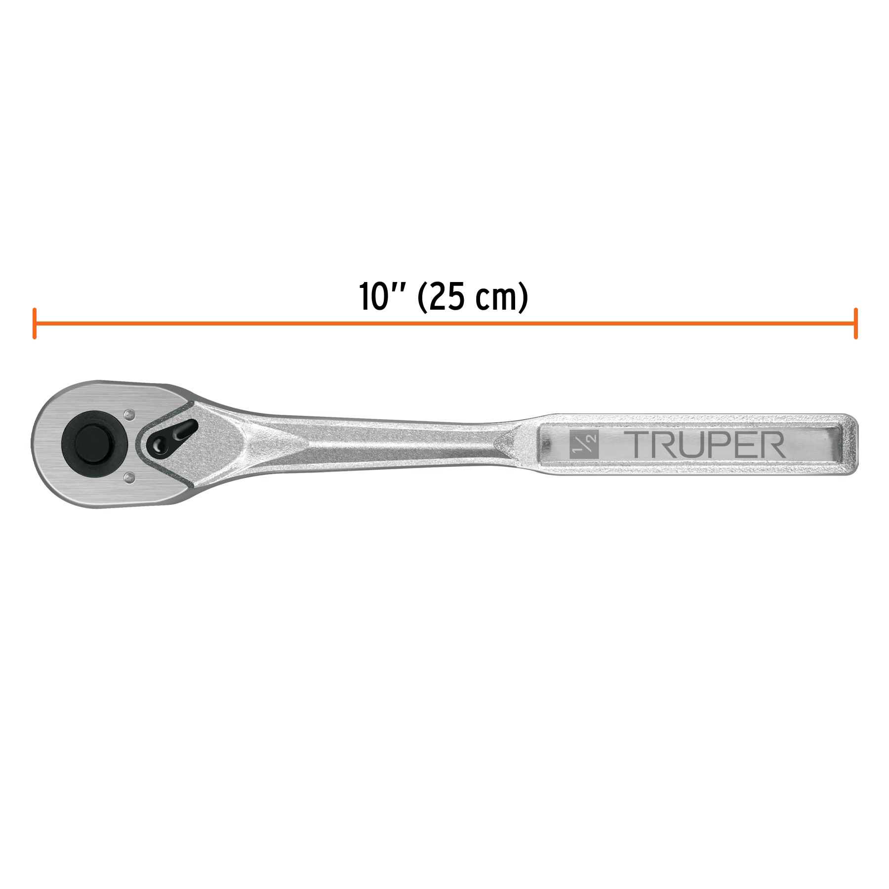 Matraca liberación rápida 72 dientes, cuadro 1/2', TRUPER - Imagen 3