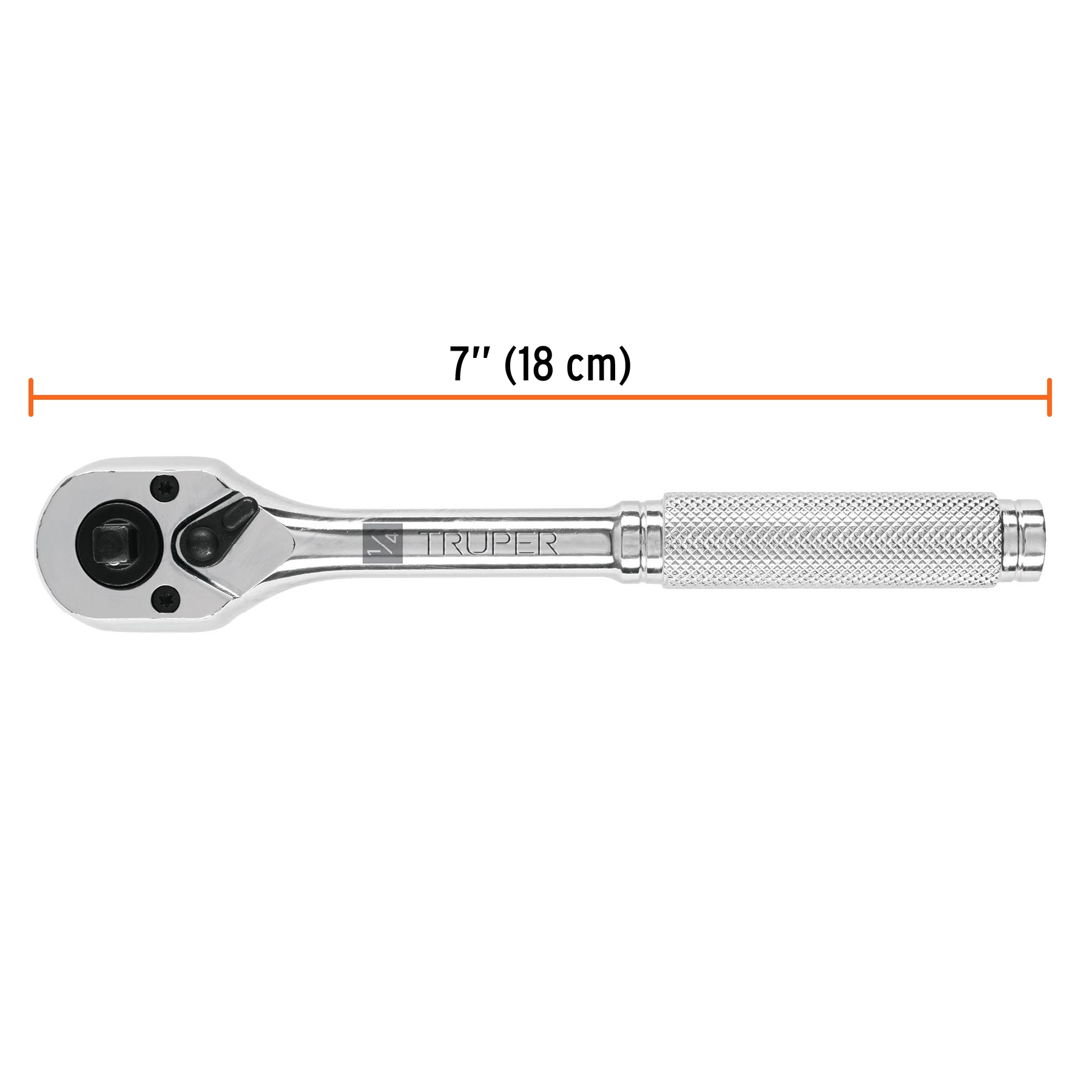 Matraca doble cuadros 1/4'y 3/8', TRUPER - Imagen 3
