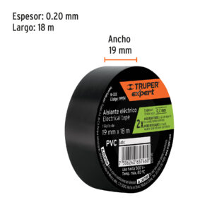 Alternative view of Cinta de aislar 19mm x 18m, TRUPER EXPERT