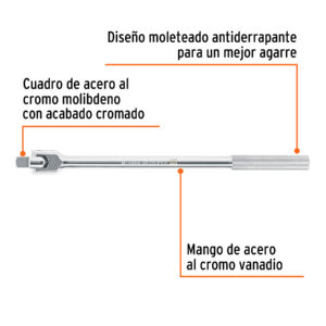Mango articulado con cuadro de 3/4', largo 20', TRUPER - Imagen 2