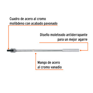 Alternative view of Mango articulado de 15' x 13 mm para dados cuadro 3/8'