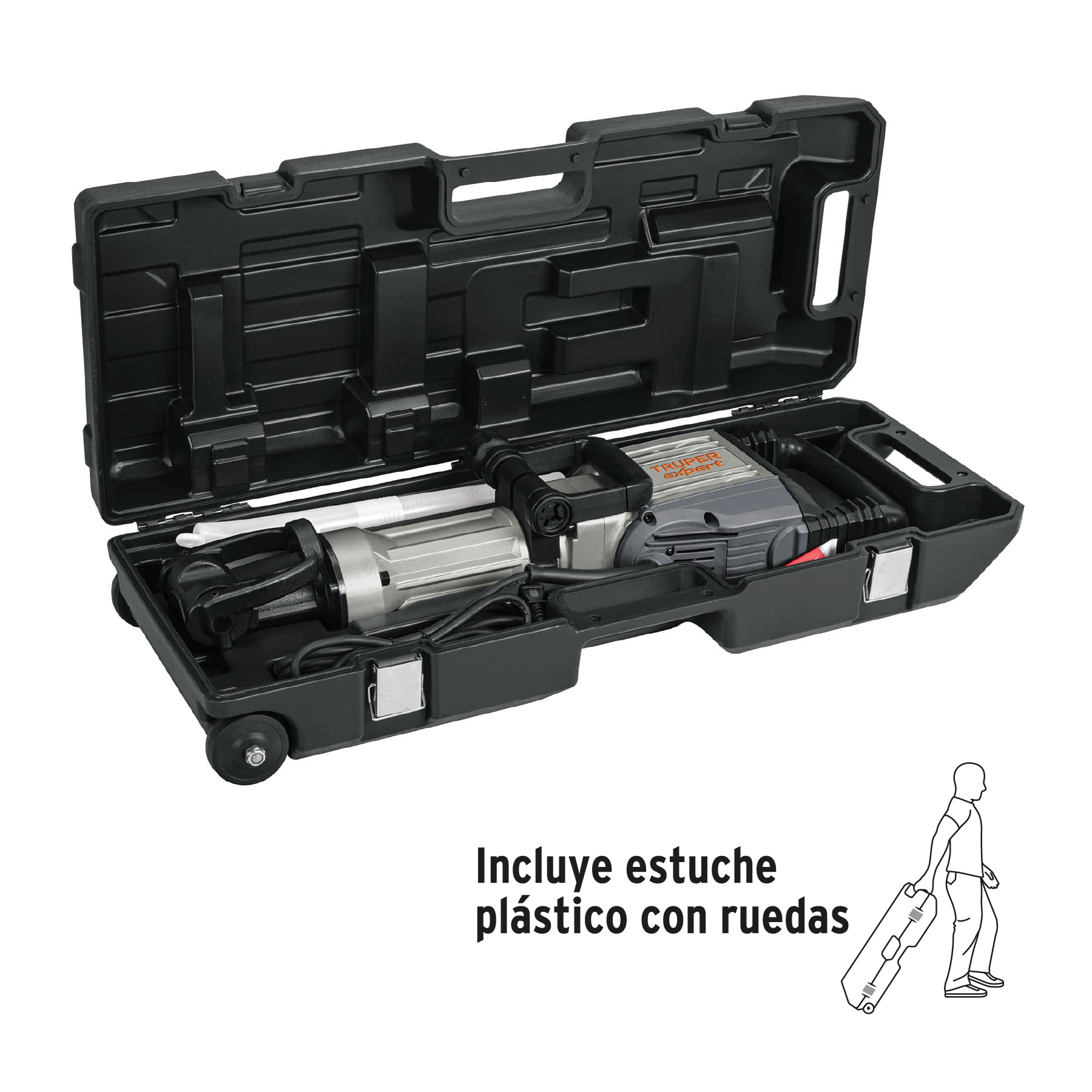 Martillo demoledor HEX 20 kg, 55J, 1600W, TRUPER EXPERT - Imagen 3