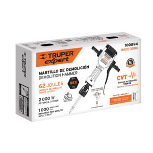 Martillo demoledor HEX 30 kg, 62J, 2000W, TRUPER EXPERT - Imagen 3