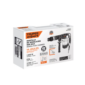 Martillo demoledor SDS Max 6kg, 14J, 1200W, TRUPER EXPERT - Imagen 4