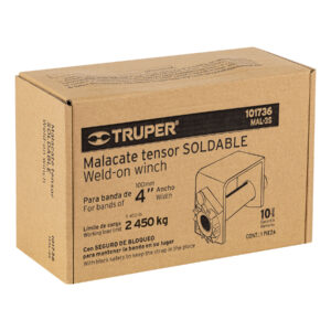 Alternative view of Malacate soldable para banda de 4' ancho, TRUPER