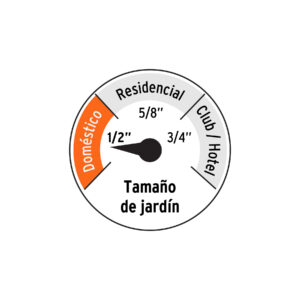 Manguera 1/2' reforzada 3 capas 25 m conexiones plásticas - Imagen 3