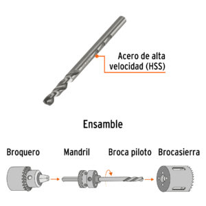 Alternative view of Broca piloto de 1/4' para brocasierras bimetálicas, EXPERT