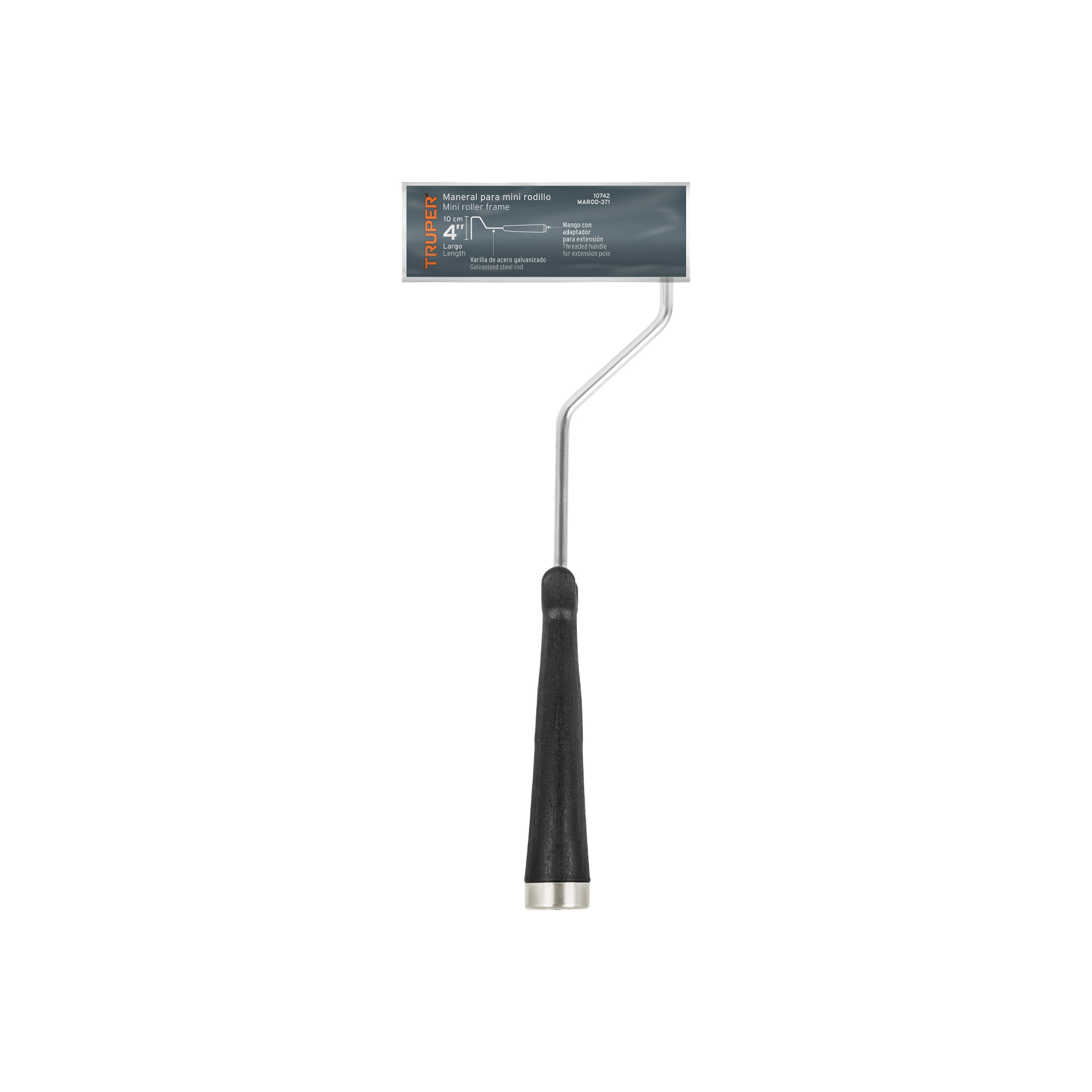 Maneral de 4' para rodillo, TRUPER - Imagen 5