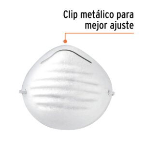Alternative view of Cubrebocas tipo concha por pieza en caja de 50 pz, TRUPER
