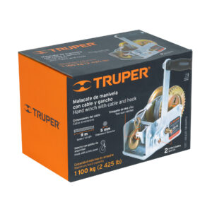 Alternative view of Malacate de manivela 1100 kg con cable, TRUPER