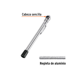Alternative view of Calibrador de presión 120 psi cabeza sencilla, TRUPER
