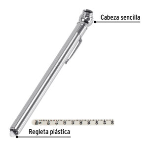 Alternative view of Calibrador de presión 50 psi, cabeza sencilla, PRETUL