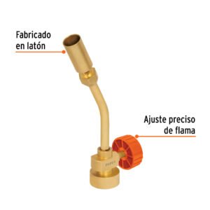 Alternative view of Soplete de latón, encendido manual, para gas propano, TRUPER