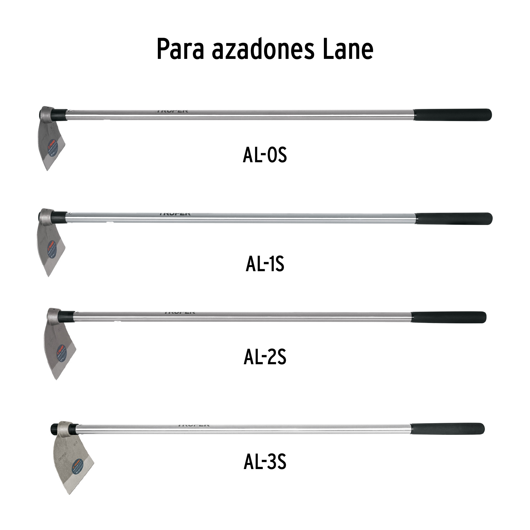 Mango de madera 54' para azadones lane y martillo, TRUPER - Imagen 4