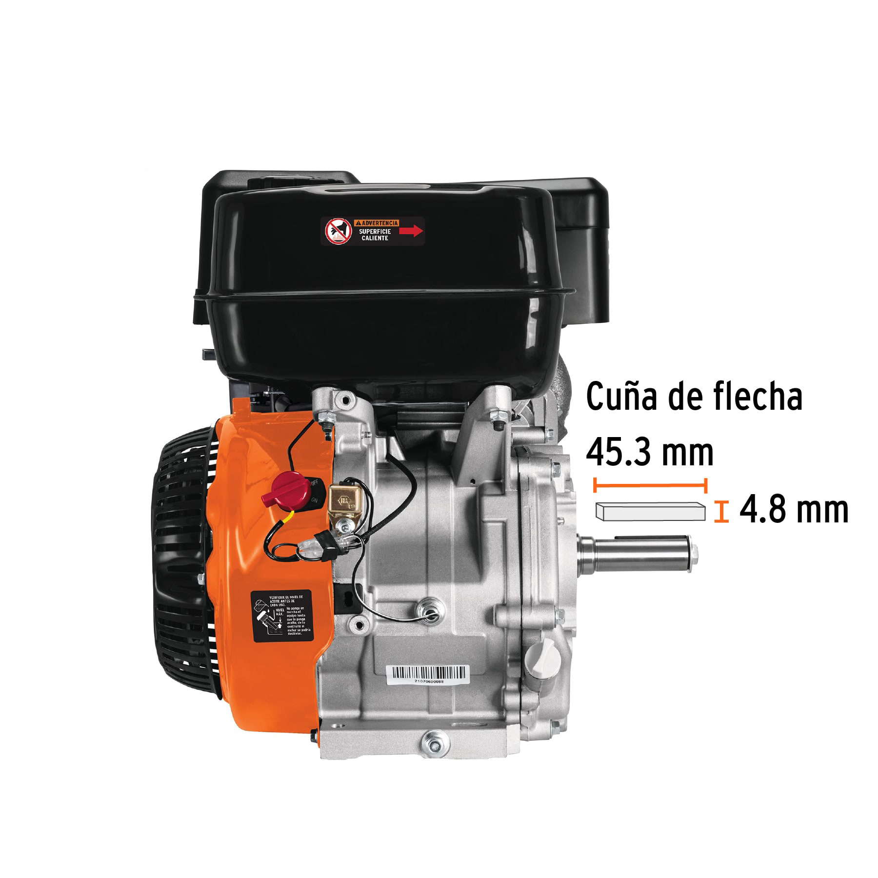 Motor a gasolina 6.5HP, TRUPER - Imagen 4