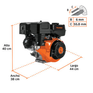 Alternative view of Motor a gasolina 9HP, TRUPER