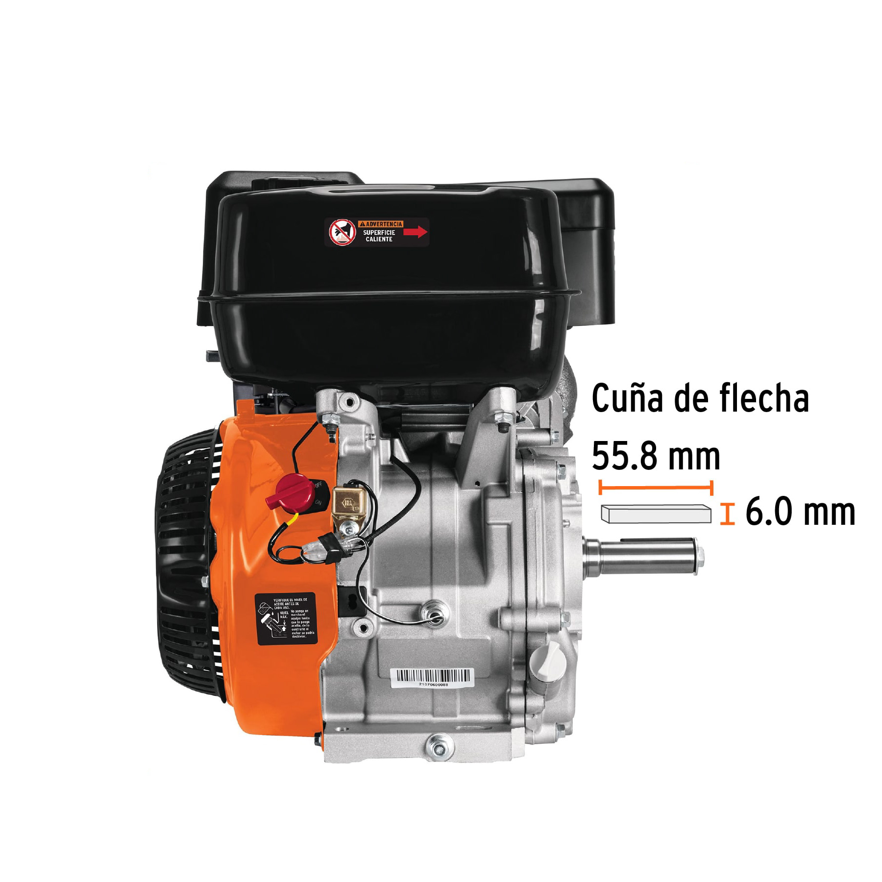 Motor a gasolina 9HP, TRUPER - Imagen 4