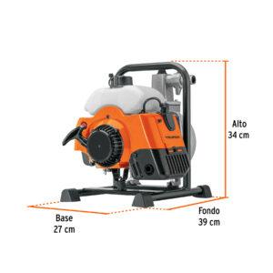 Motobomba autocebante 1'x1', gasolina 2HP, agrícola, TRUPER - Imagen 3