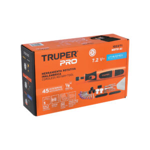 Herramienta rotativa inalámbrica 7.2V, TRUPER PRO - Imagen 8