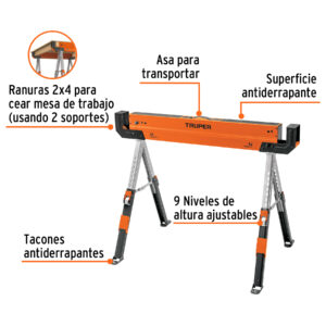 Alternative view of Burro/Mesa de trabajo, multiusos, TRUPER