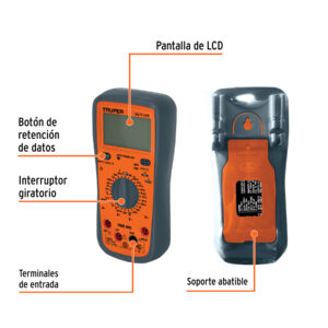 Multímetro digital para mant automotriz con RMS verdadero - Imagen 3