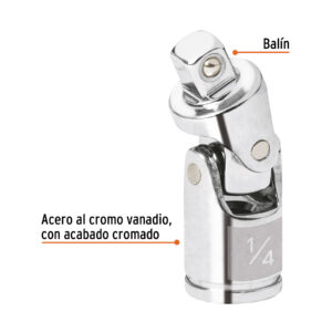 Alternative view of Nudo universal para dados con cuadro de 1/4', TRUPER