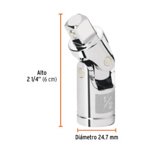 Nudo universal para dados con cuadro de 1/2', TRUPER - Imagen 3