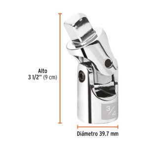 Nudo universal para dados con cuadro de 3/4', TRUPER - Imagen 3