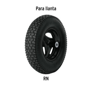 Llanta neumática reforzada 16', sin cámara, TRUPER - Imagen 5