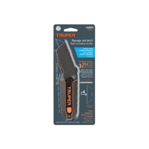 Navaja retráctil 7' cuerpo de aluminio, TRUPER - Imagen 4