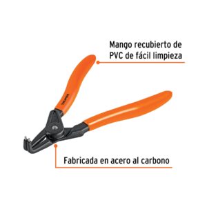 Alternative view of Pinza punta a 90° 6-3/4' para abrir anillos, mango de PVC