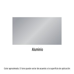 Alternative view of Pintura en aerosol alta temp. bote esbelto, aluminio,400ml