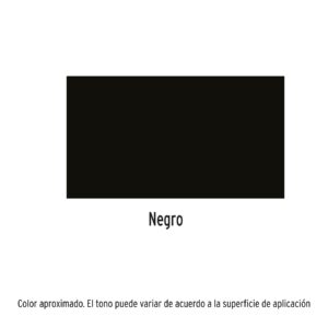 Alternative view of Pintura en aerosol alta temp. bote esbelto, negro, 400 ml