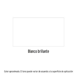 Alternative view of Pintura en aerosol, blanco brillante, bote esbelto, 400 ml