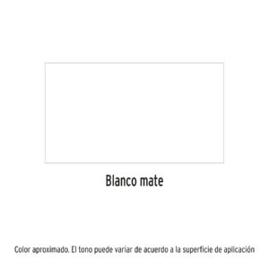 Alternative view of Pintura en aerosol, blanco mate, bote esbelto, 400 ml