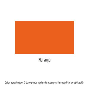 Alternative view of Pintura en aerosol, naranja, bote esbelto, 400 ml